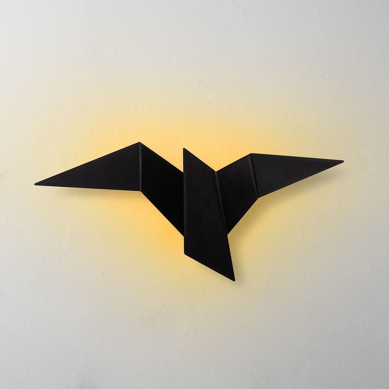 Casa si Gradina - Corpuri si surse de iluminat - Plafoniere, aplice si spoturi - Aplica, Opviq, metal, negru, 56x14x24 cm - Infinity.ro