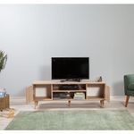 Casa si Gradina - Mobilier - Comode si corpuri - Comode - Comoda tv, Hanah Home, pal melaminat, stejar sonoma, 140x40x50 cm, 863SPH3035 - Infinity.ro