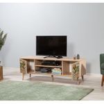Casa si Gradina - Mobilier - Comode si corpuri - Comode - Comoda tv, Hanah Home, pal melaminat, stejar sonoma, 140x40x50 cm, 863SPH3035 - Infinity.ro