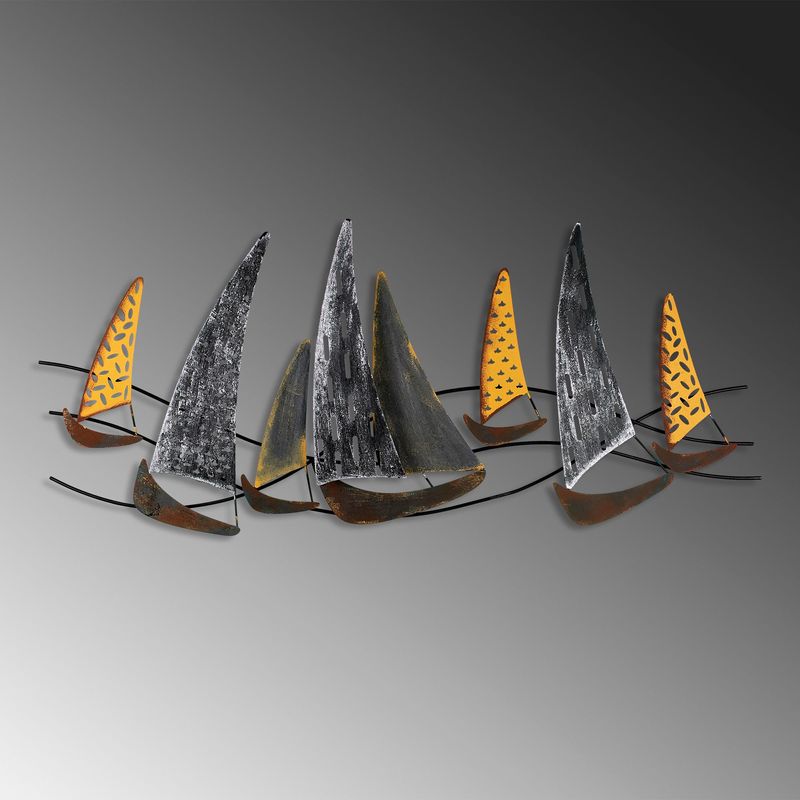 Casa si Gradina - Decoratiuni - Decoratiuni perete - Accesoriu decorativ de perete, Wallxpert, metal, multicolor, 51x120 cm, 930DYU1192 - Infinity.ro