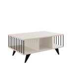 Casa si Gradina - Mobilier - Mese si birouri - Masute de cafea - Masuta de cafea, Hanah Home, pal melaminat, alb, 90x60x40 cm - Infinity.ro