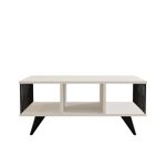 Casa si Gradina - Mobilier - Mese si birouri - Masute de cafea - Masuta de cafea, Hanah Home, pal melaminat, alb, 90x60x40 cm - Infinity.ro