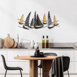 Casa si Gradina - Decoratiuni - Decoratiuni perete - Accesoriu decorativ de perete, Wallxpert, metal, multicolor, 51x120 cm, 930DYU1192 - Infinity.ro