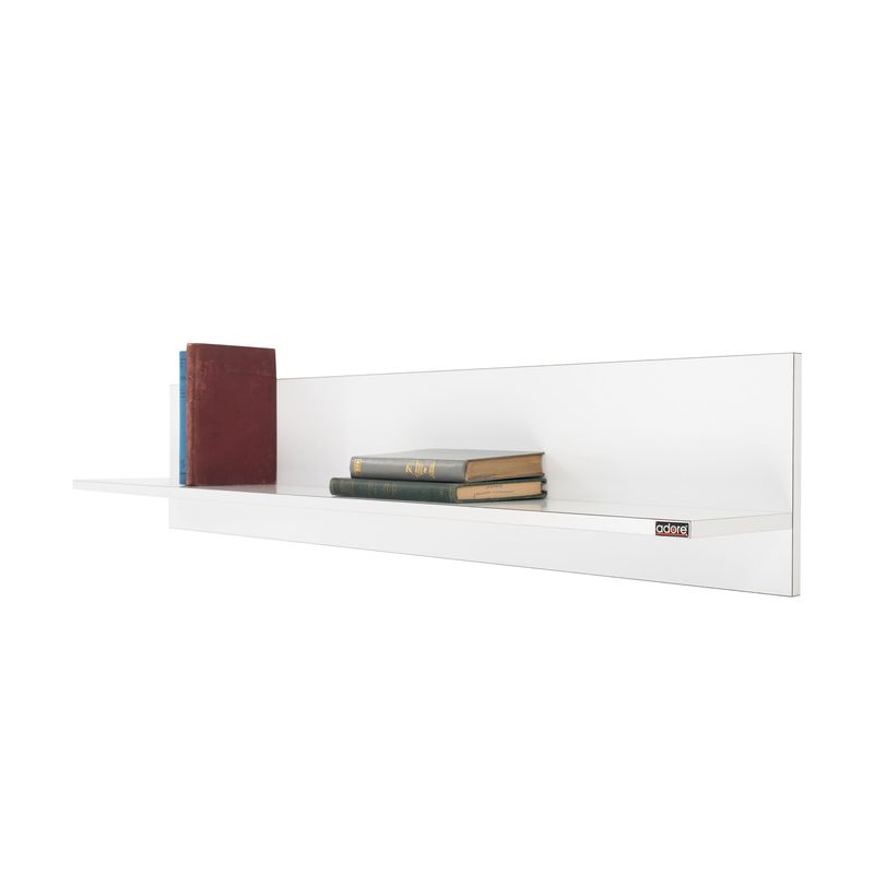 Casa si Gradina - Mobilier - Biblioteci si rafturi - Rafturi - Raft de perete, Hanah Home, pal melaminat, alb, 120x25x20 cm - Infinity.ro
