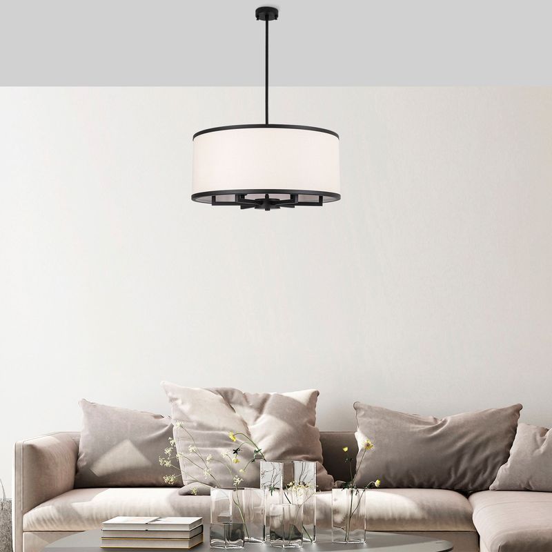 Casa si Gradina - Corpuri si surse de iluminat - Lustre si pendule - Candelabru, Opviq, metal, alb-negru, 60x60x83 cm - Infinity.ro