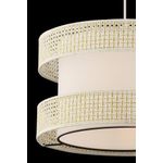 Casa si Gradina - Corpuri si surse de iluminat - Lustre si pendule - Lustra, Opviq, metal, crem alb, 40x40x65 cm - Infinity.ro