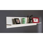 Casa si Gradina - Mobilier - Biblioteci si rafturi - Rafturi - Raft de perete, Hanah Home, pal melaminat, alb, 120x25x20 cm - Infinity.ro