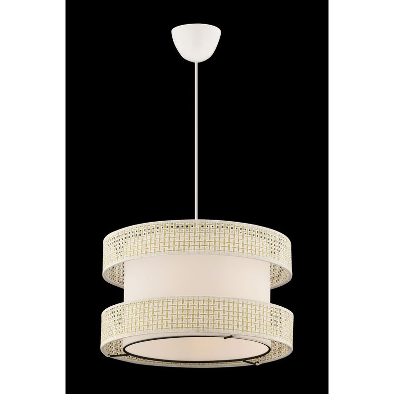 Casa si Gradina - Corpuri si surse de iluminat - Lustre si pendule - Lustra, Opviq, metal, crem alb, 40x40x65 cm - Infinity.ro