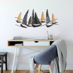 Casa si Gradina - Decoratiuni - Decoratiuni perete - Accesoriu decorativ de perete, Wallxpert, metal, multicolor, 51x120 cm, 930DYU1192 - Infinity.ro