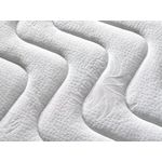 Casa si Gradina - Mobilier - Saltele si somiere - Saltele - Saltea, Hanah Home, burete cu pene si fibra siliconica, alb, 90x190x24 cm, ortopedica, pat single - Infinity.ro