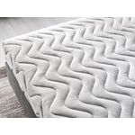 Casa si Gradina - Mobilier - Saltele si somiere - Saltele - Saltea, Hanah Home, burete cu pene si fibra siliconica, alb, 90x190x24 cm, ortopedica, pat single - Infinity.ro