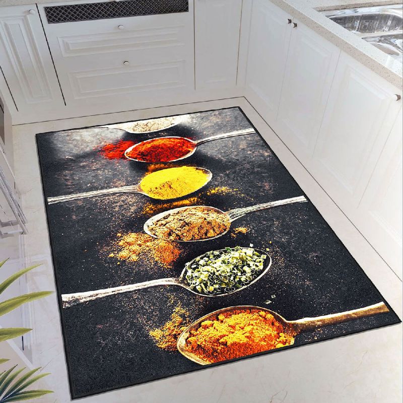 Casa si Gradina - Textile si covoare - Covoare - Covorase intrare - Covoras de hol, Conceptum Hypnose, multicolor, 100x150 cm, catifea, antiderapant, 599HFT4744 - Infinity.ro