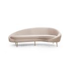 Casa si Gradina - Mobilier - Canapele si coltare - Canapele - Canapea 3 locuri, Hanah Home, lemn fag si pal, bej, 255x120x85 cm, 560ARE1349 - Infinity.ro