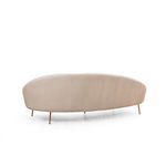 Casa si Gradina - Mobilier - Canapele si coltare - Canapele - Canapea 3 locuri, Hanah Home, lemn fag si pal, bej, 255x120x85 cm, 560ARE1349 - Infinity.ro