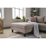 Casa si Gradina - Mobilier - Canapele si coltare - Coltare - Coltar, Hanah Home, lemn de fag, crem, 258x181x83 cm, 825BLC2717 - Infinity.ro