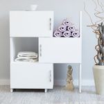 Casa si Gradina - Mobilier - Dulapuri si sifoniere - Dulapuri - Dulap multifunctional, Hanah Home, pal melaminat, alb, 65x31.5x89.8 cm - Infinity.ro