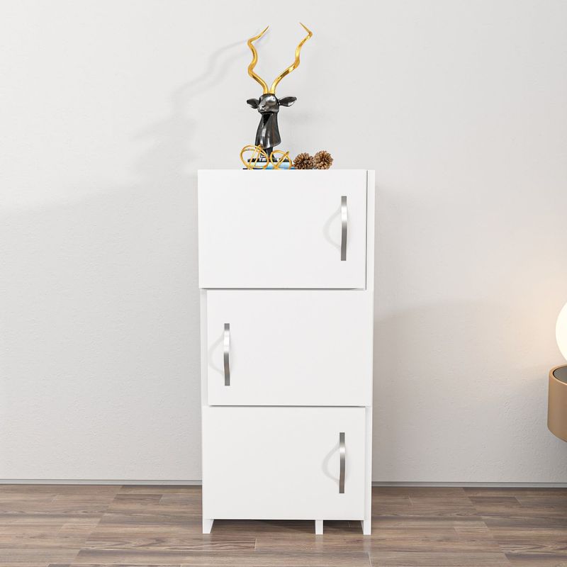 Casa si Gradina - Mobilier - Dulapuri si sifoniere - Dulapuri - Dulap multifunctional, Hanah Home, pal melaminat, alb, 65x31.5x89.8 cm - Infinity.ro