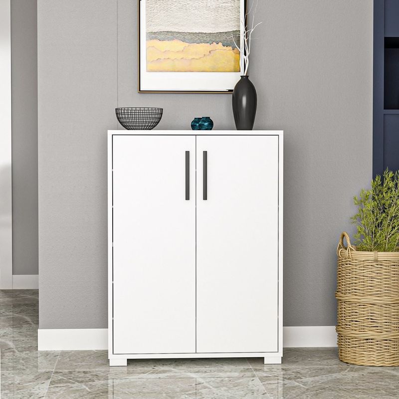 Casa si Gradina - Mobilier - Organizare si depozitare - Organizator incaltaminte - Dulap pentru pantofi, Hanah Home, pal melaminat, alb, 72x35x97 cm - Infinity.ro