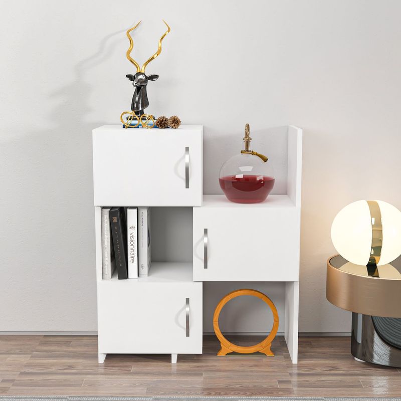 Casa si Gradina - Mobilier - Dulapuri si sifoniere - Dulapuri - Dulap multifunctional, Hanah Home, pal melaminat, alb, 65x31.5x89.8 cm - Infinity.ro