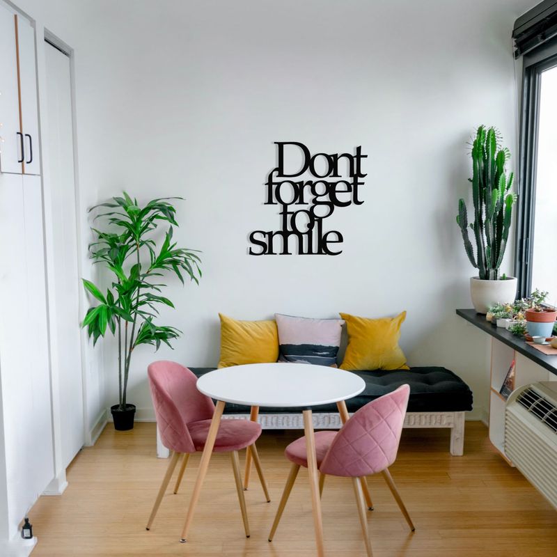Casa si Gradina - Decoratiuni - Decoratiuni perete - Decoratiune de perete, Wallxpert, metal, negru, 70x67 cm - Infinity.ro