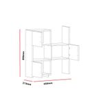 Casa si Gradina - Mobilier - Dulapuri si sifoniere - Dulapuri - Dulap multifunctional, Hanah Home, pal melaminat, alb, 65x31.5x89.8 cm - Infinity.ro