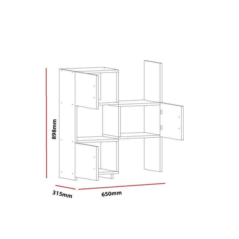 Casa si Gradina - Mobilier - Dulapuri si sifoniere - Dulapuri - Dulap multifunctional, Hanah Home, pal melaminat, alb, 65x31.5x89.8 cm - Infinity.ro