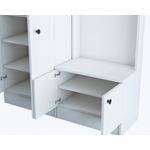 Casa si Gradina - Mobilier - Organizare si depozitare - Cuiere - Cuier, Hanah Home, pal melaminat, alb, 119.6x37.3x182.8 cm, 893RAN4911 - Infinity.ro