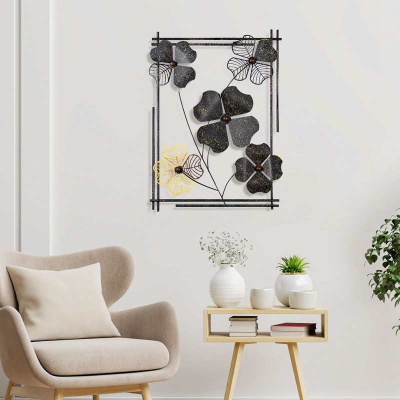 Casa si Gradina - Decoratiuni - Decoratiuni perete - Accesoriu decorativ de perete, Wallxpert, metal, multicolor, 50x70x4 cm, 930DYU1256 - Infinity.ro