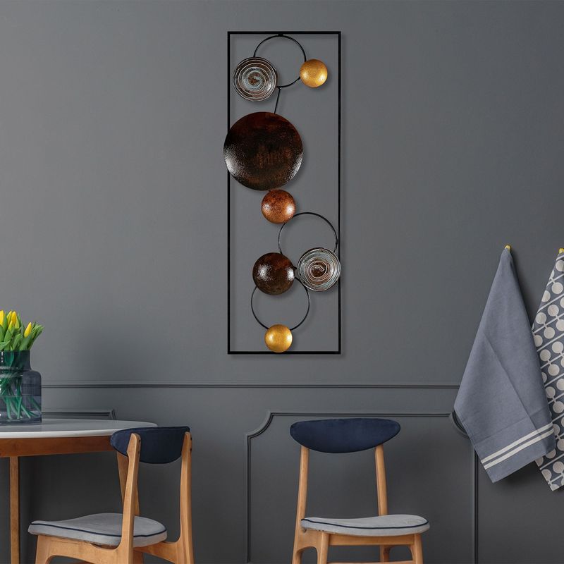 Casa si Gradina - Decoratiuni - Decoratiuni perete - Accesoriu decorativ de perete, Wallxpert, metal, multicolor, 32x90x4 cm, 891TNL2398 - Infinity.ro