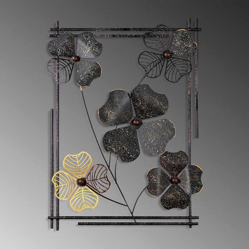 Casa si Gradina - Decoratiuni - Decoratiuni perete - Accesoriu decorativ de perete, Wallxpert, metal, multicolor, 50x70x4 cm, 930DYU1256 - Infinity.ro