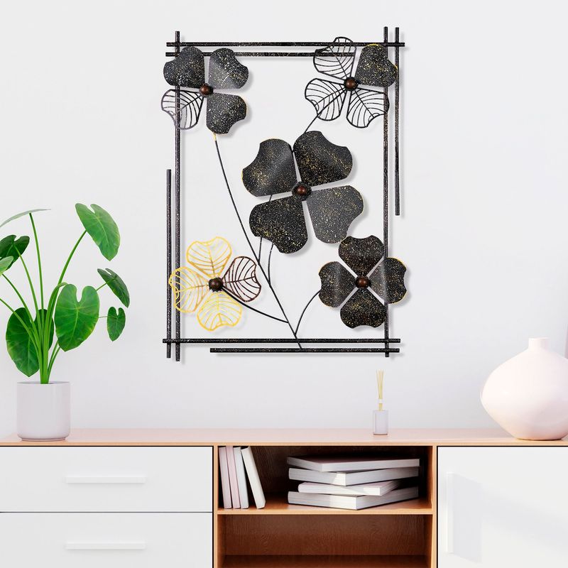 Casa si Gradina - Decoratiuni - Decoratiuni perete - Accesoriu decorativ de perete, Wallxpert, metal, multicolor, 50x70x4 cm, 930DYU1256 - Infinity.ro
