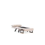 Casa si Gradina - Mobilier - Canapele si coltare - Canapele - Canapea extensibila, Hanah Home, metal, stofa in, crem, 175x60 cm - Infinity.ro