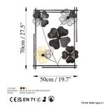 Casa si Gradina - Decoratiuni - Decoratiuni perete - Accesoriu decorativ de perete, Wallxpert, metal, multicolor, 50x70x4 cm, 930DYU1256 - Infinity.ro