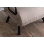Casa si Gradina - Mobilier - Canapele si coltare - Canapele - Canapea extensibila, Hanah Home, metal, stofa in, crem, 175x60 cm - Infinity.ro