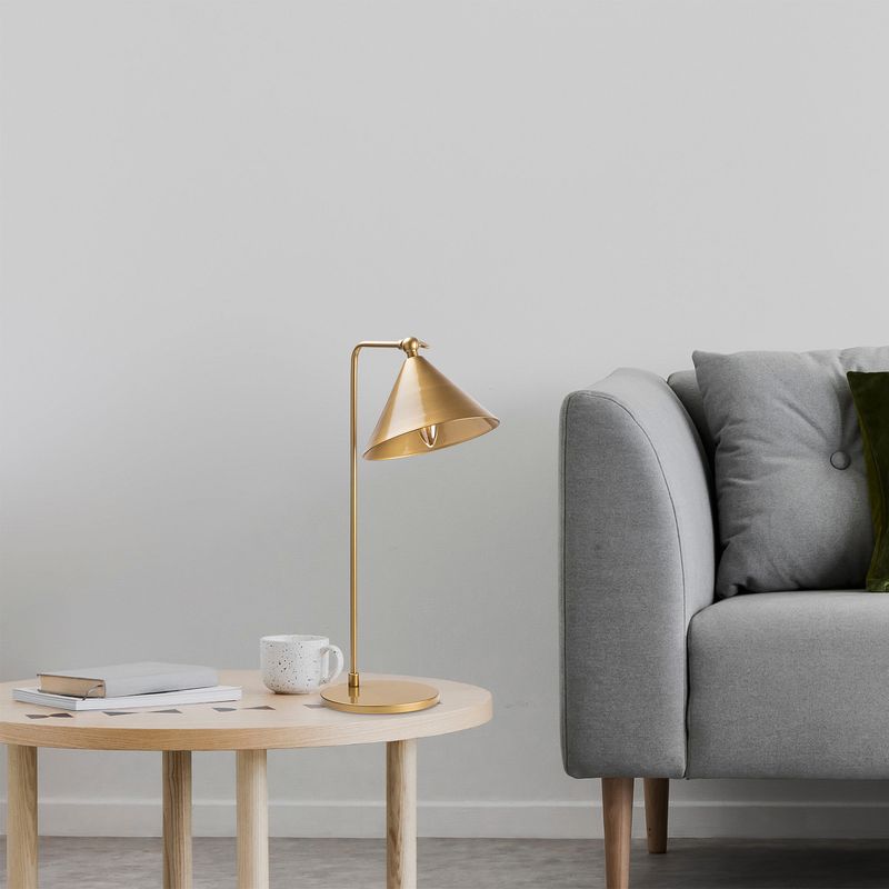 Casa si Gradina - Corpuri si surse de iluminat - Veioze si lampi - Veioze - Veioza, Opviq, metal, auriu, 24x26x50 cm - Infinity.ro