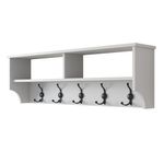 Casa si Gradina - Mobilier - Organizare si depozitare - Cuiere - Cuier, Hanah Home, pal melaminat, alb, 120x37.2x22.2 cm - Infinity.ro