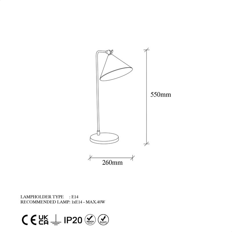 Casa si Gradina - Corpuri si surse de iluminat - Veioze si lampi - Veioze - Veioza, Opviq, metal, auriu, 24x26x50 cm - Infinity.ro