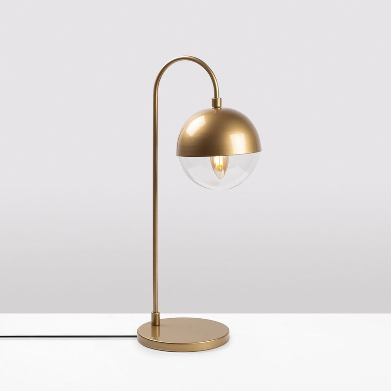 Casa si Gradina - Corpuri si surse de iluminat - Veioze si lampi - Veioze - Veioza, Opviq, metal, auriu, 18x25x53 cm, 942FLG1839 - Infinity.ro
