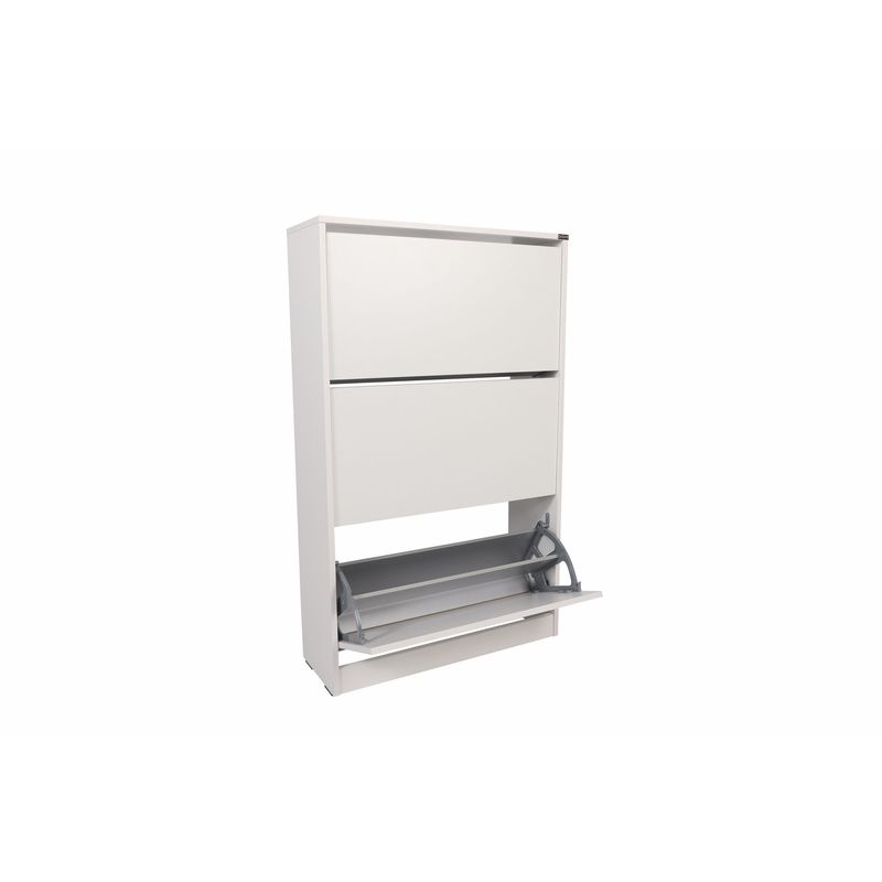 Casa si Gradina - Mobilier - Dulapuri si sifoniere - Dulapuri pantofi - Dulap pantofi, Hanah Home, pal melaminat, alb, 73x26x119 cm - Infinity.ro