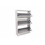 Casa si Gradina - Mobilier - Dulapuri si sifoniere - Dulapuri pantofi - Dulap pantofi, Hanah Home, pal melaminat, alb, 73x26x119 cm - Infinity.ro