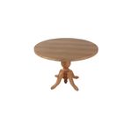 Casa si Gradina - Mobilier - Seturi de mobilier - Seturi mese si scaune - Set masa si scaune, Hanah Home, lemn de fag, natural, masa 120x75x120 cm, 5 piese - Infinity.ro