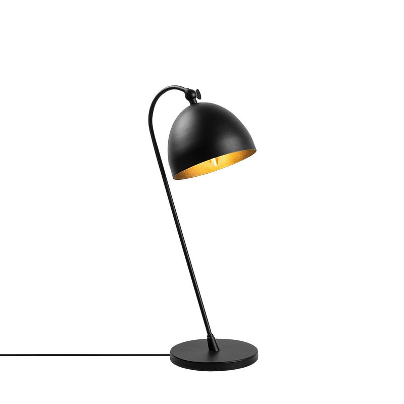 Casa si Gradina - Corpuri si surse de iluminat - Veioze si lampi - Veioze - Veioza, Opviq, metal, negru auriu, 18x26x54 cm - Infinity.ro