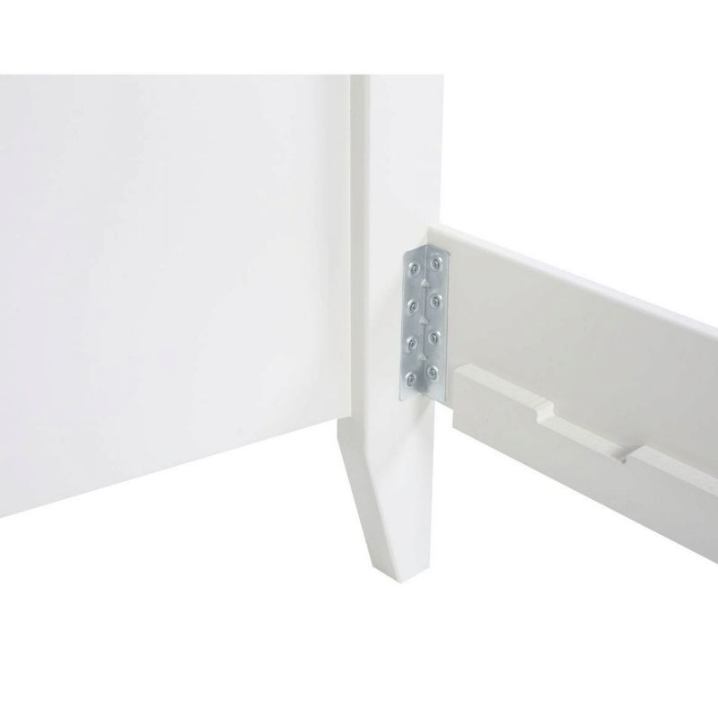 Casa si Gradina - Mobilier - Saltele si somiere - Somiere - Somiera single, Hanah Home, mdf lacuit, alb si stejar, 90x200 cm - Infinity.ro