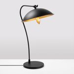 Casa si Gradina - Corpuri si surse de iluminat - Veioze si lampi - Veioze - Veioza, Opviq, metal, negru auriu, 35x27x50 cm - Infinity.ro