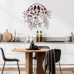 Casa si Gradina - Decoratiuni - Decoratiuni perete - Accesoriu decorativ de perete, Wallxpert, metal, multicolor, 75x86 cm, 930DYU1233 - Infinity.ro