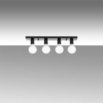 Casa si Gradina - Corpuri si surse de iluminat - Lustre si pendule - Candelabru, Opviq, metal, negru alb, 60x10x10 cm - Infinity.ro