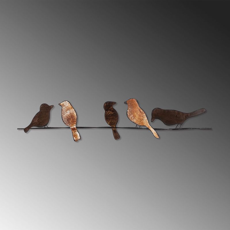 Casa si Gradina - Decoratiuni - Decoratiuni perete - Accesoriu decorativ de perete, Wallxpert, metal, multicolor, 81x18 cm - Infinity.ro