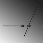 Casa si Gradina - Corpuri si surse de iluminat - Plafoniere, aplice si spoturi - Aplica perete, Opviq, metal, negru, led, 91x10x7 cm - Infinity.ro