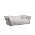 Casa si Gradina - Mobilier - Canapele si coltare - Canapele - Canapea 3 locuri, Atelier Del Sofa, lemn fag si pal, alb, 240x105x75 cm, 560ARE1542 - Infinity.ro