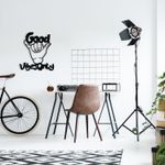 Casa si Gradina - Decoratiuni - Decoratiuni perete - Accesoriu decorativ de perete, Wallxpert, metal, negru, 52x58 cm - Infinity.ro